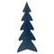 Northlight Triangular Christmas Tree with Curved Edges Decoration - 15" - Blue